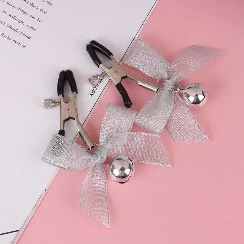 Adjustable Nipple Clamp Breast Small Bell Adult Fetish Flirting Teasing Sex Toys