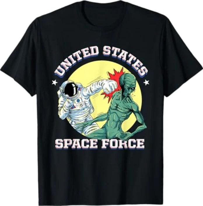 United States Space Force - Funny Space Lover  UFO Alien T-Shirt M
