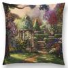 Elegant Cotton Linen Cushion Cover With Invisible Zipper For Easy Cleaning