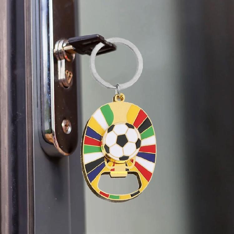 Commemorative 2026 Soccer Keychain Multi Tool Bottle Opener Portable Football Themed Accessory Decoration