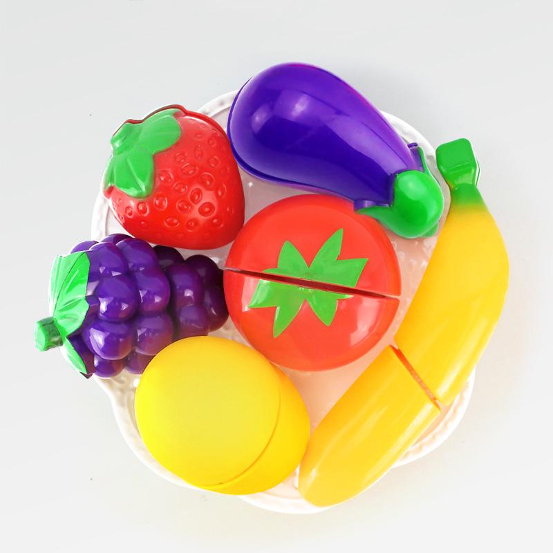 Chopping Fun Kitchen Toy Set: Children's Vegetables & Fruits Role-Playing Educational Toy