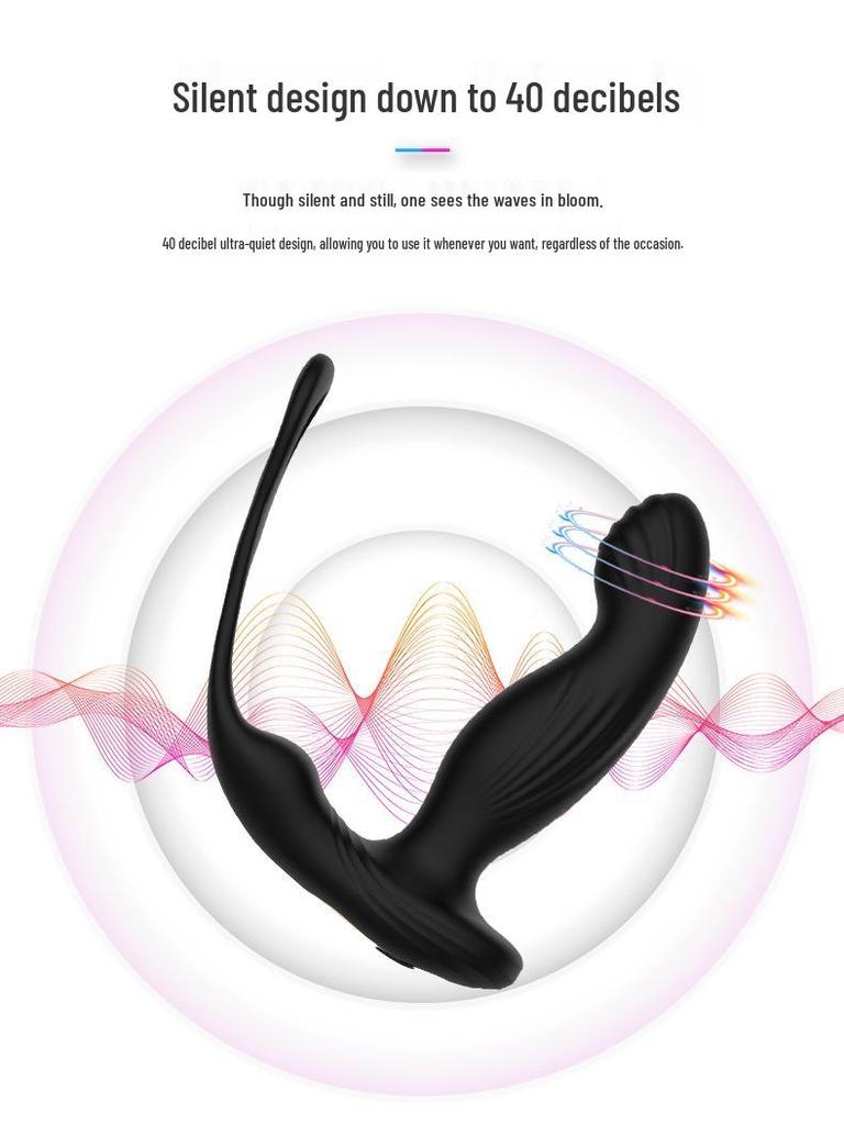 Prostata-Massagegerät & Doppelring-Analplug-Vibrator mit Heizung für Männer