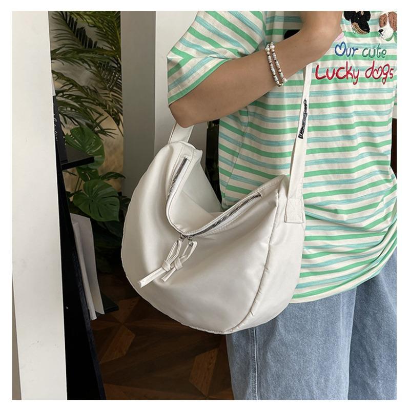 

Large capacity, bag new trendy fashion women s bag shoulder commuter bag student tote bag messenger bag белый