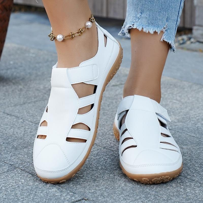 Breathable Hole Shoes Bag Head Sandals Sandals Breathable Hollow Large Size Casual Shoes New Women's Shoes