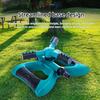 4pcs set Automatic sprinkler green nozzle 360 degree rotating water spray vegetable garden irrigation watering sprinkler irrigat
