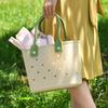 Handheld Picnic Basket, Outdoor Household, Soft Material, Bottom Drain, Shower, Wash, Bathroom, Storage Basket