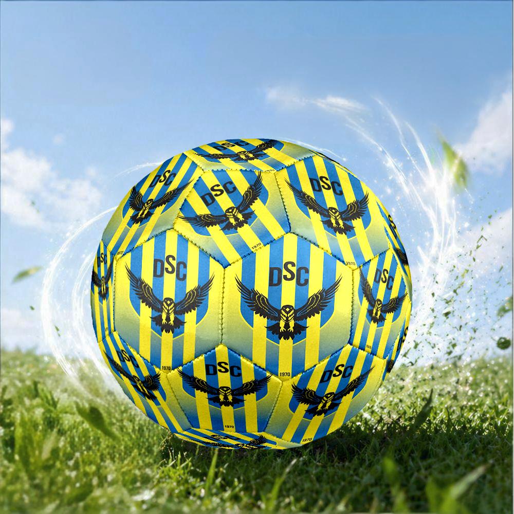 Duhok Dynamic Sports Emblem Size 5 Soccer Ball,Indoor/Outdoor Suitable for Training Matches Tournaments Practice Games Perfect Gift for Fan