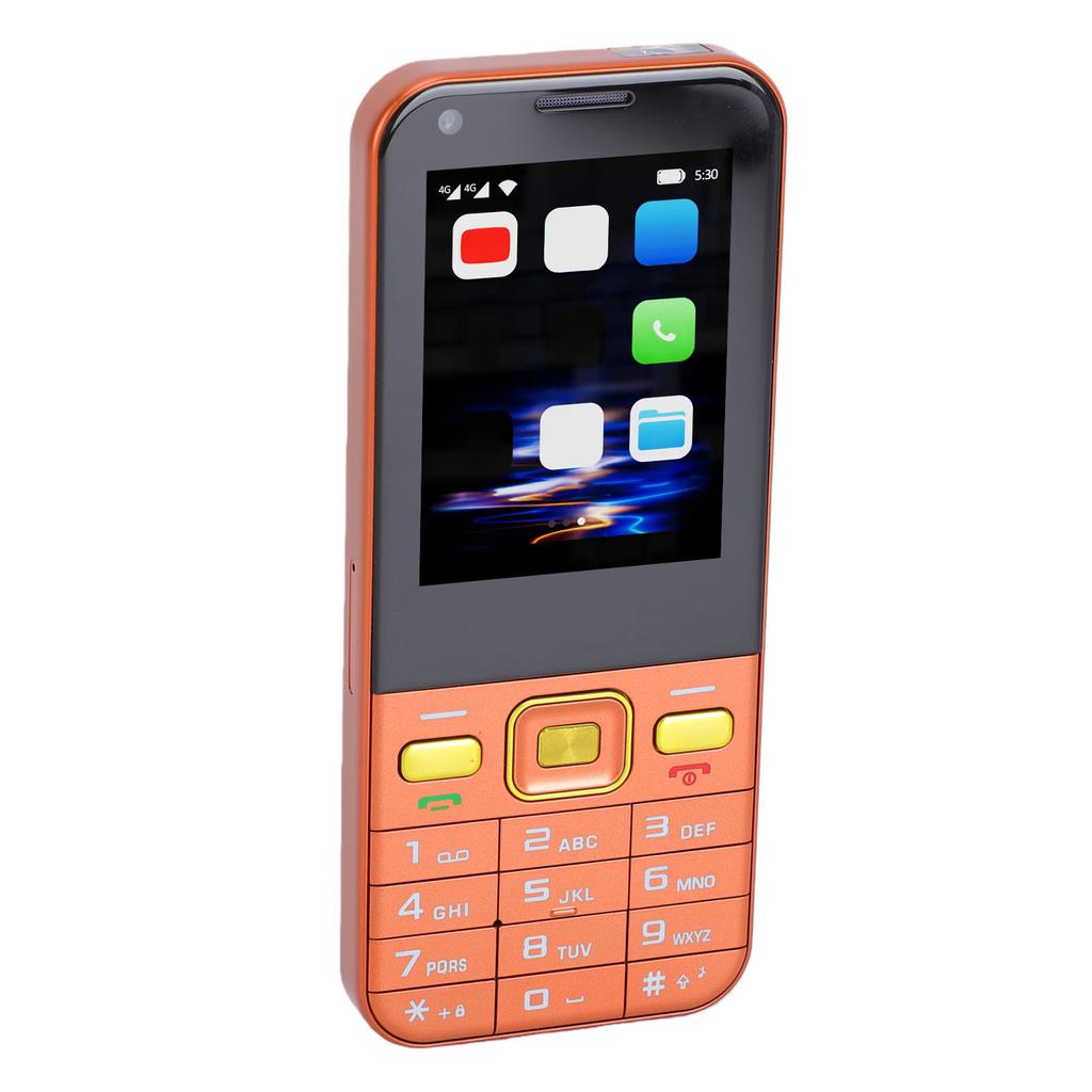 4G LTE Unlocked Mobile Phone for Seniors 2.8 Inch Touch Screen 2GB 16GB Dual SIM Dual Standby Support App Download WiFi