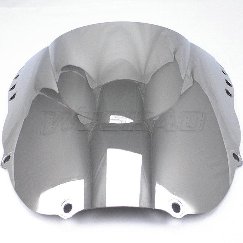 Motorrad Doppelblase Windschutzscheibe Windschutz Scheibe Für 1998 1999 Honda CBR900RR CBR 900 RR 919 CBR919RR Fireblade 98 99 Schwarz