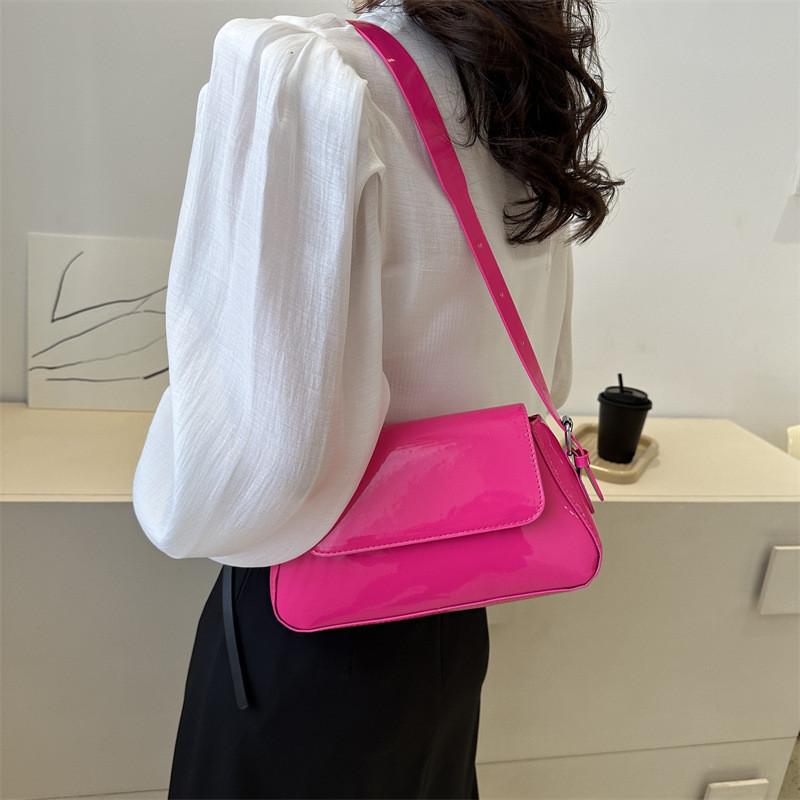 Trendy Pu Leather Small Shoulder Bag For Women 2023 Stylish Casual Crossbody