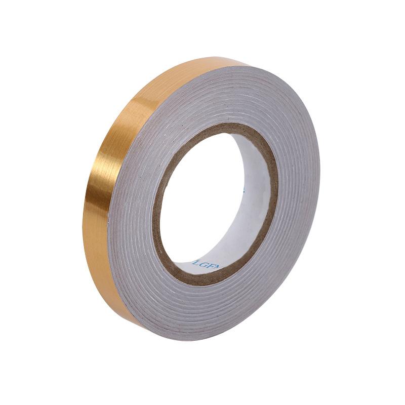 

50M Self Adhesive Wall Decoration Stickers Floor Waterproof Gap Sealing Strip Kitchen Tiles Mould Proof Beauty Sewing Tape 0.5cm&50m золотистый