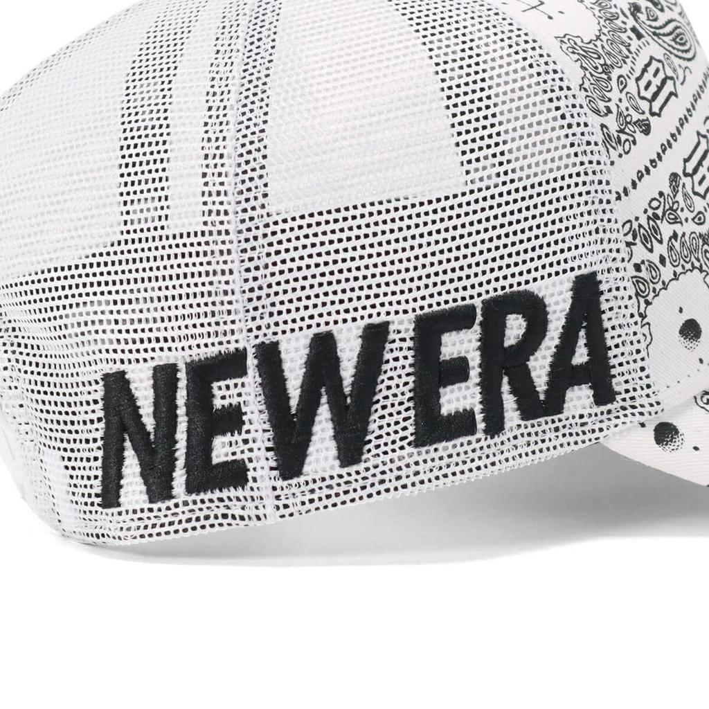 [New Era] Golf Mesh Cap Paisley-Muster ONSPOTZ Exklusiv Weiß FREE Golf 9Forty A-Frame Trucker Essential Paisley-Print