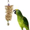 Natural Grass Woven Cuttlebone Bite Toys for Pet Parrot Macaw African for Grey Budgies Cockatoo Parakeet Cockatiels Conu