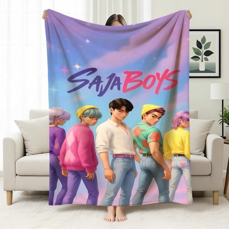 Kpop Witchers Witchers Peripheral Blankets Blankets Flannel Nap Blankets Blankets Printed Office Sofa Blankets