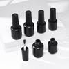 Nail Gel Bottle Empty Nail Polish Bottles Black Refillable Bottles With Brush For Travel Portable Cosmetic Containers 6/7/8/10Ml