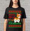 Happy Merry Corgi Christmas T-Shirt Funny Joke Dog Ugly Xmas Gifts Unisex Top