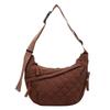 Large Capacity Commuter Shoulder Bag Women's Rhombic Lightweight Crossbody Bag