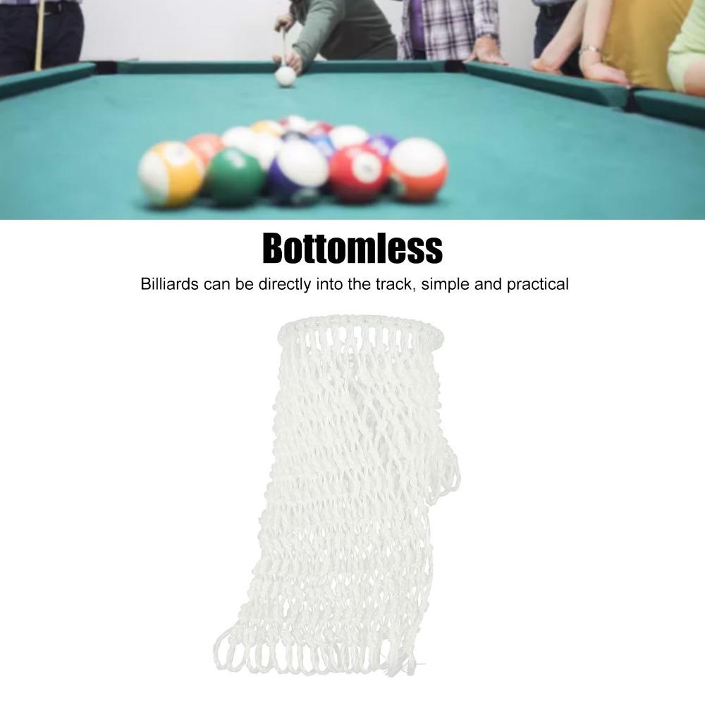 6PCS Mesh Billiard Table Mesh Bag Hollow Out Pool Table Pocket Accessories Pool Table Replacement
