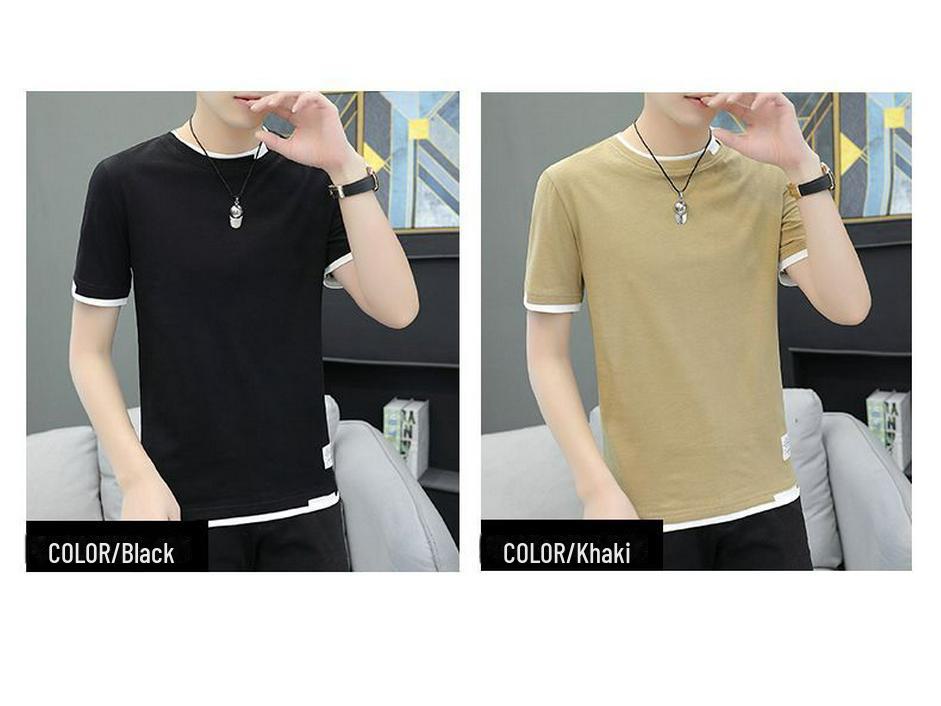 Men's 2025 Summer Trend Short-Sleeve Cotton T-Shirt