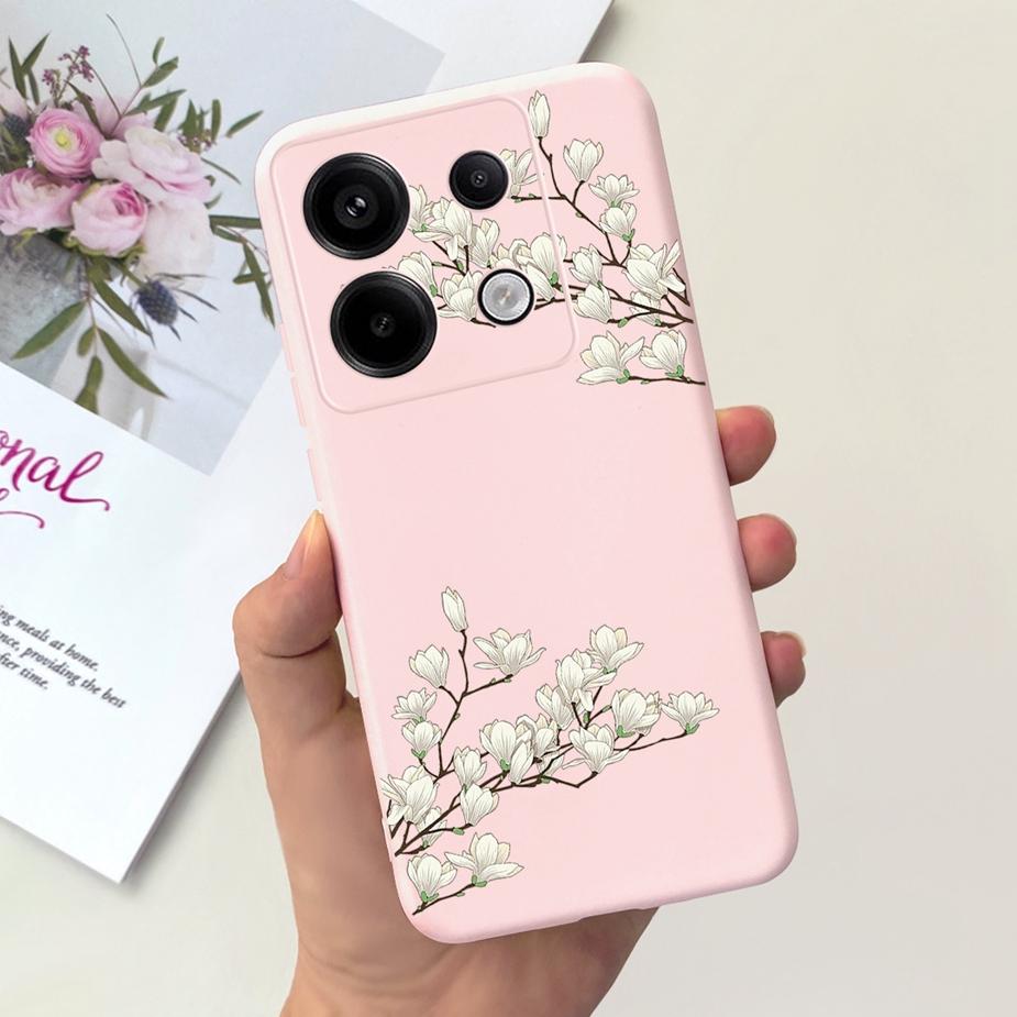 For Xiaomi Poco X6 Pro 5G Case Cute Fashion Cartoon Cover Soft TPU Phone Cases For Xiaomi Poco X6 PocoX6 Pro X6Pro Fundas Bumper