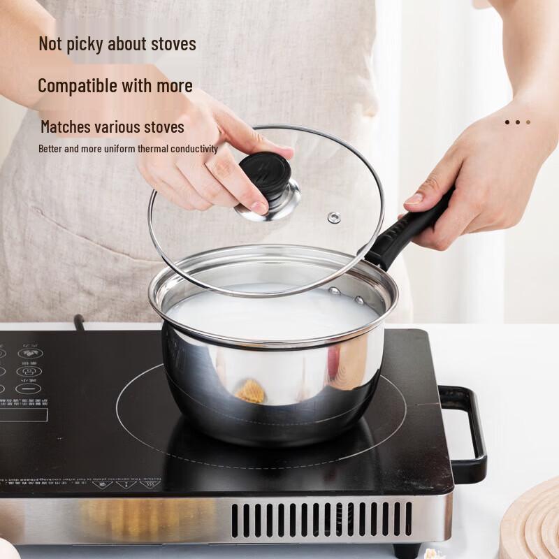 Sigang 18CM Korean Style Stainless Steel Milk Pot