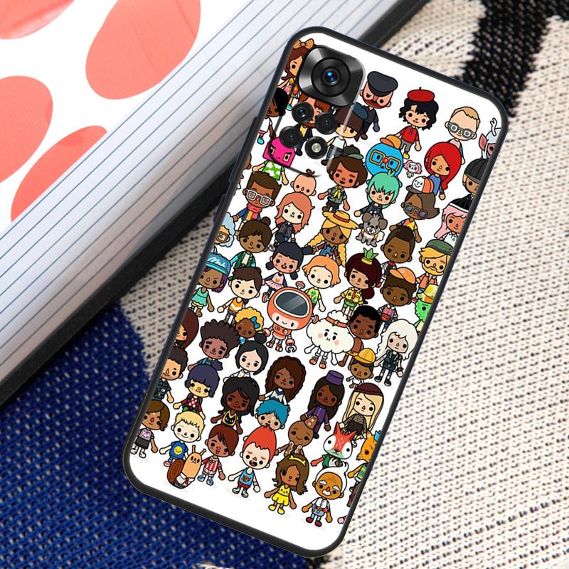 Toca Boca Toca Life World Case For Xiaomi Redmi Note 12 8 9 10 11 Pro 9S 10S 11S 8T Redmi 10 12C 9C 10A 10C Coque