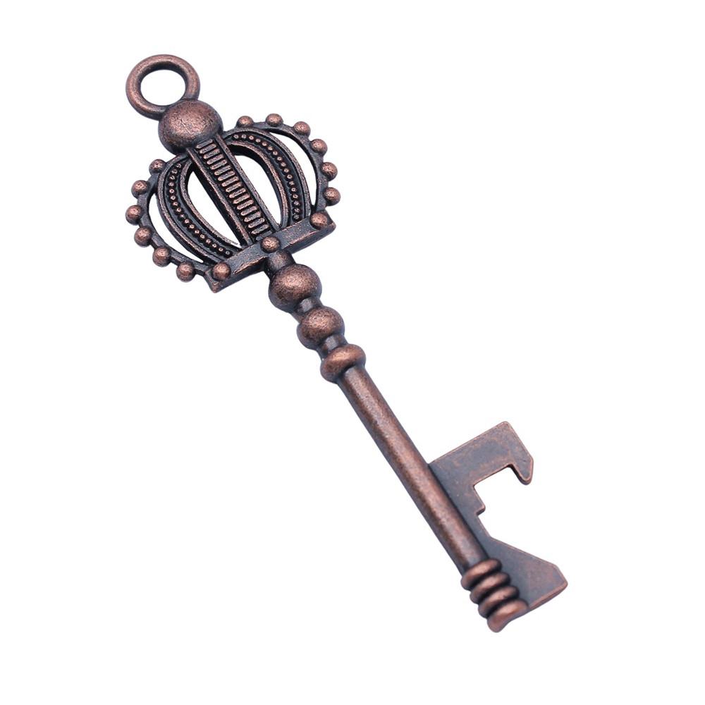 Key Charms Multi Color Alloy Key Tools Pendants For Gothic Themed Jewelry
