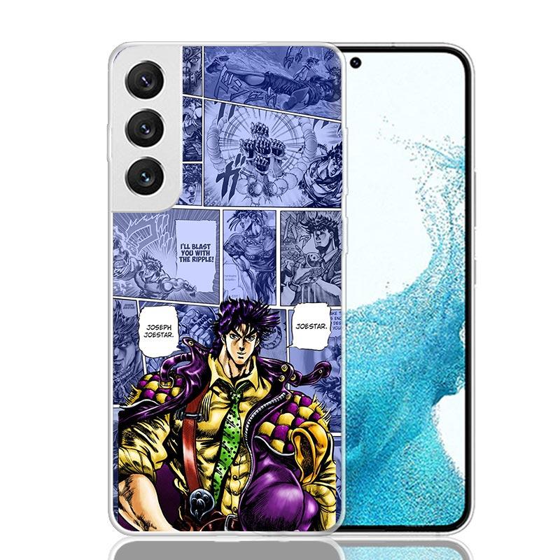 JoJo Bizarre Adventure Anime Case Phone Cover for Samsung Galaxy S24 S25 Ultra S23 Plus S22 + S21 S20 FE S10 S25Plus Trend Funda