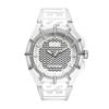 Men's Framed Solar Watch White Dial Textile 51mm DZ4664