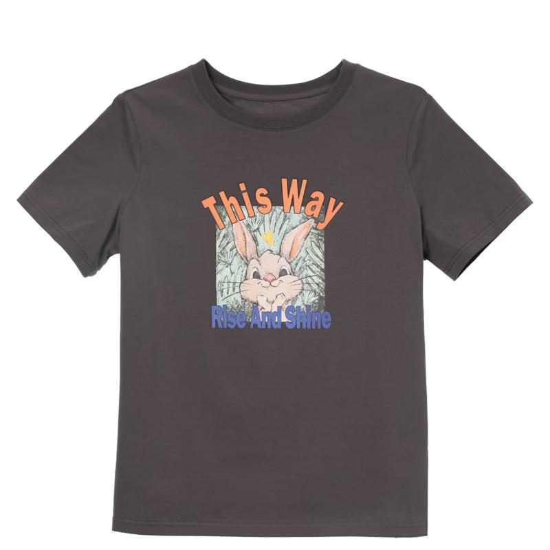 Betu Women s Fun Pet Graphic Cotton Blend T-Shirt S