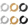 10pcs Gold Stainless Steel Hoop Earrings Hooks Round Earring Post for Women DIY Earrings Making Supplies Jewelry Accessories