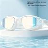 Adult Swimming Goggles Anti Fog HD Waterproof Oversized Frame Adjustable Strap for Men Women Beach Swim