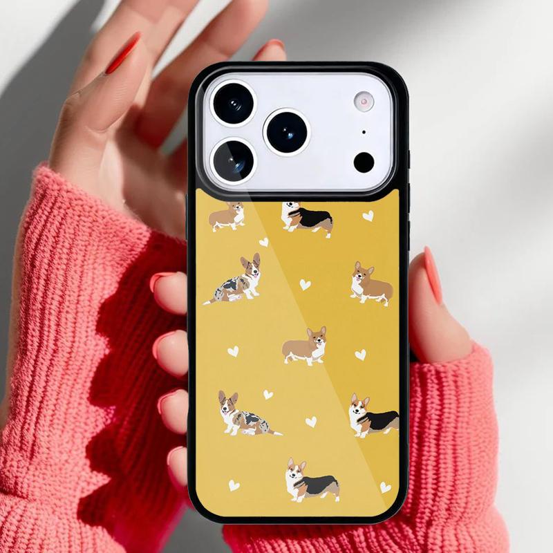 Corgi Welsh Corgi Dog Phone Case for iPhone 17 16 15 14 13 Pro Max Back Cover for 12 11 Pro Coque