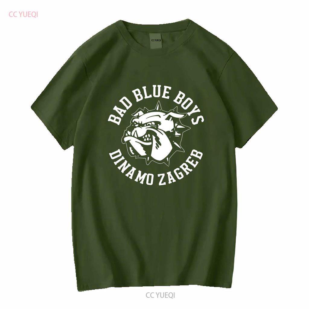 Dinamo Záhřeb Bad Blue Boys Tričko Ultras Chorvatsko dlouhý nebo krátký rukáv vintage Prané Unisex Pohodlná móda