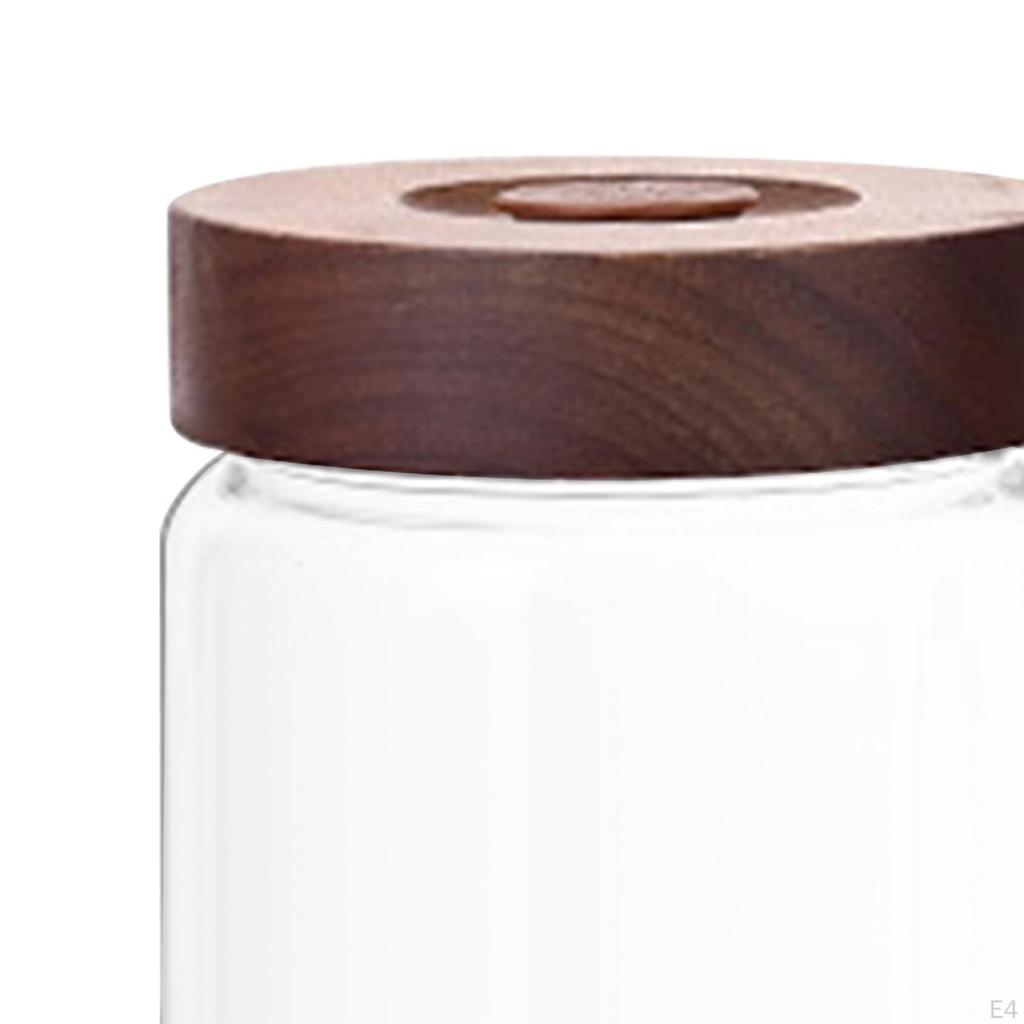 Kaffee A Way Auslassventil Tank Glasfläschchen Lebensmittel Organizer Aufbewahrungsbehälter für Snacks Café Shop