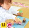 First Play House Ice Cream Set Magnet Wooden Toy Educational Toy Play House Woody Puddy