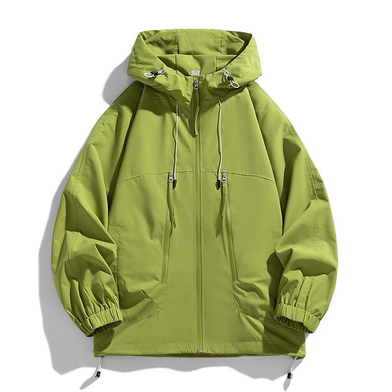 Autumn and Winter Jackets Men and Women of The Same Style, Spring and Autumn Casual Clothes, Outdoor Windproof Hooded Jacket