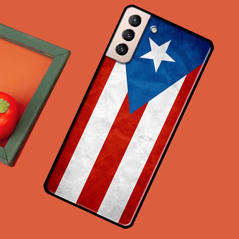 Puerto Rico Flag Case For Samsung Galaxy S23 S22 Plus S8 S9 S10 Note 10 Note 20 Ultra S20 FE S21 Ultra Coque