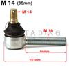 1 Pc 65/75/85mm Thread M12/M14 Adjustable Ball Joint Kit For 125cc150cc 200cc 250cc China ATV Go Kart UTV Buggy Quad Bike Parts