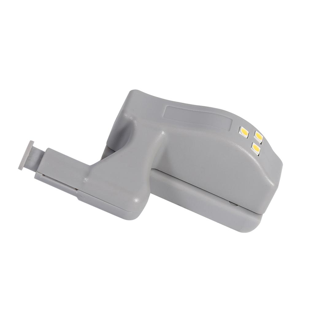 10Pcs Schrank Schrank Schrank Kleiderschrank LED Scharnier Licht Home Küche (Warmweiß)