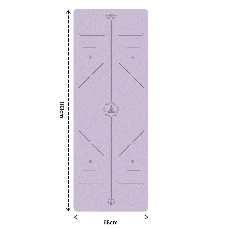 Sanded PU Rubber Yoga Mat  Non-slip