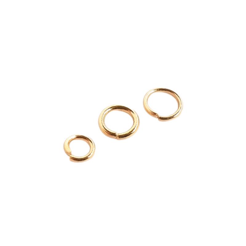 14K Gold-Filled Color-Preserving Open Jump Rings Connectors for Necklace/Bracelet DIY Jewelry Making