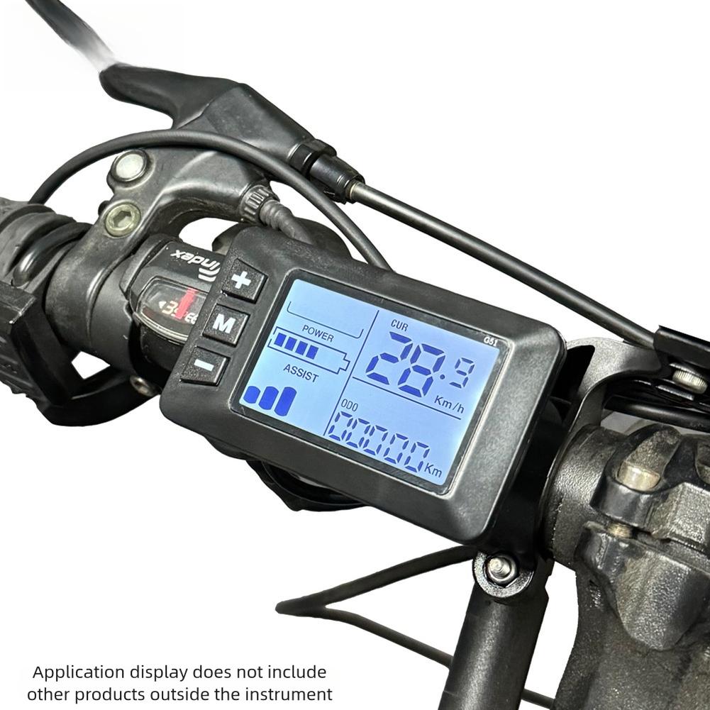 Electric Bike Speedometer LCD Display Speedometer Waterproof Speedometer