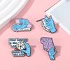 Medical Supplies Metal Badges Blue Gloves Surgical Tools Brooch Cute Personality Text Badge Clothing Supplies