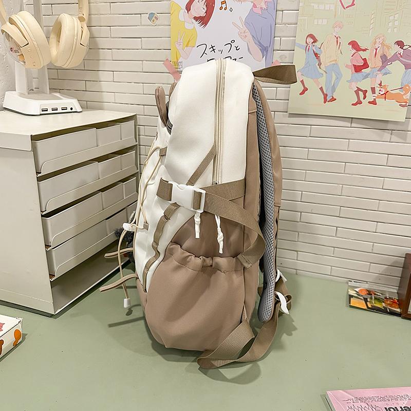 Cartoon Student Schoolbag Girl's Large Capacity Backpack