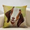Animal Cushion Cover Cattle and Sheep Bedroom Sofa In The Ranch Fashion Decorative Pillow 45x45cm Linen Pillow Car Accessories