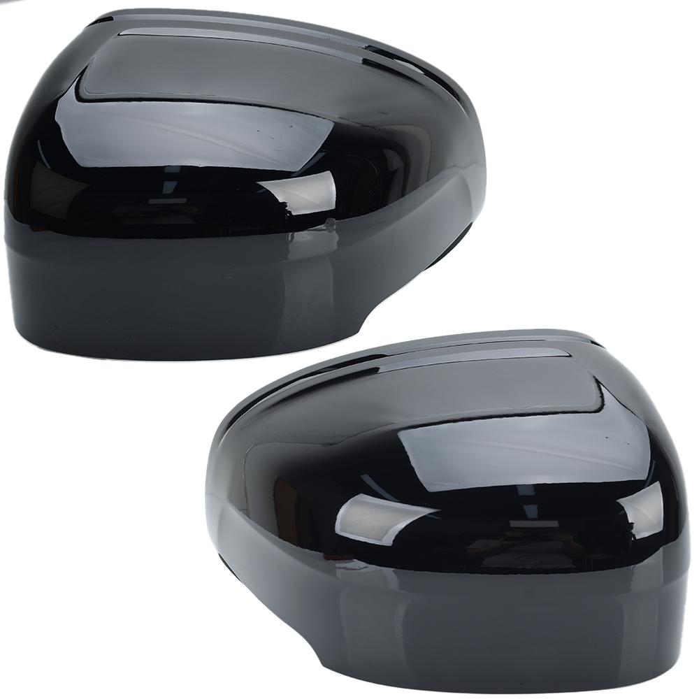 Rearview Mirror Cover Shell Cap For VOLVO XC60 2018     Glossy Black Side Mirror Cover Shell Cap Car Accessories