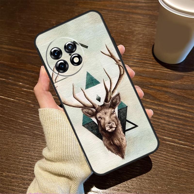 Deer Case For OnePlus 13T 10T 8T 10R 13R 15 R 13 12 11 9 10 Pro Nord CE 5 2 3 4 Lite N20 N30 Cover