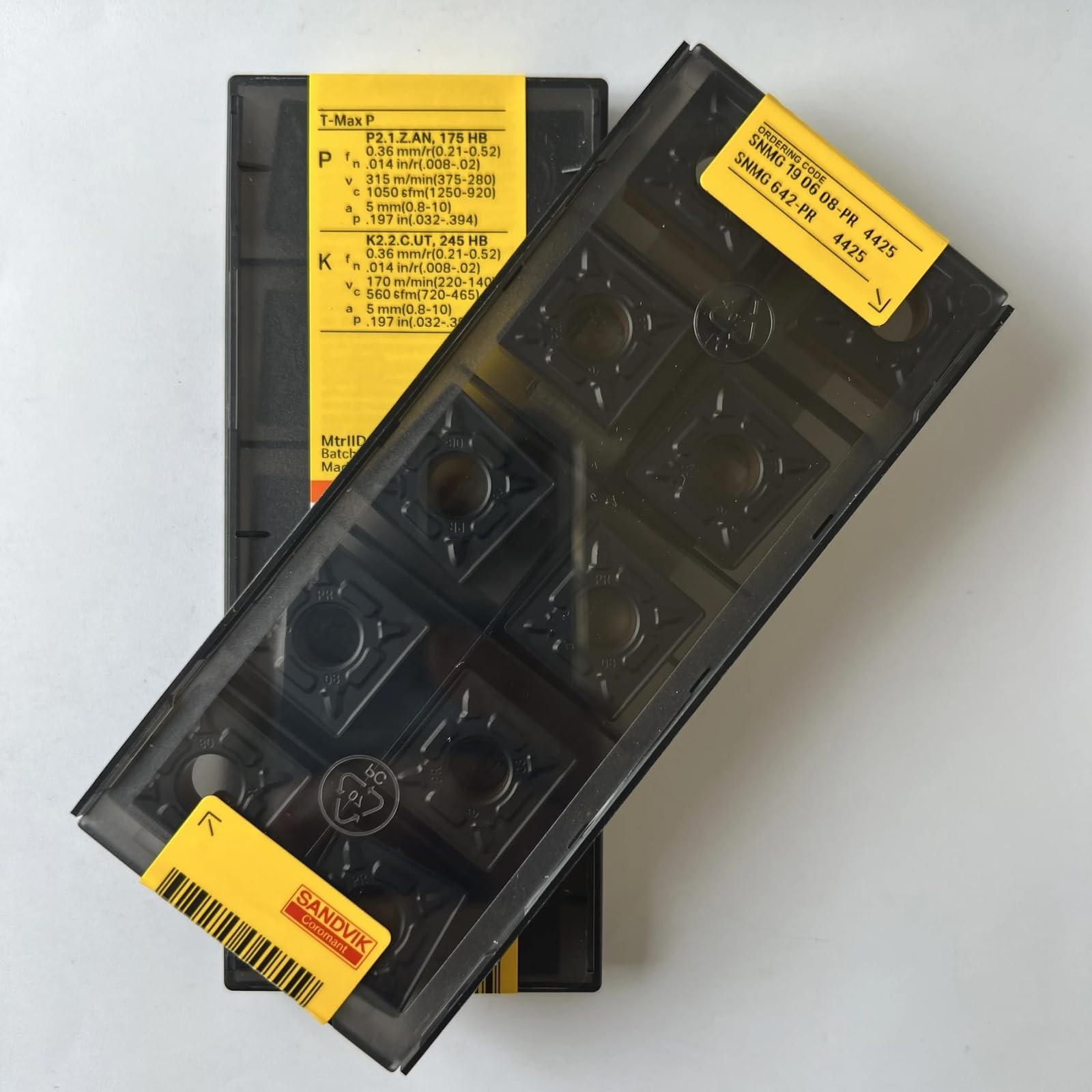 

Original Sandvik / SNMG190608-PR 4425 / CNC lathe carbide blade 10 Pcs