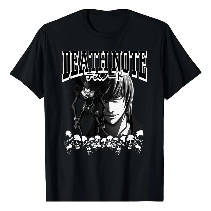Camiseta De Anime Ryuk And Light Con Logo Deportivo De Death S